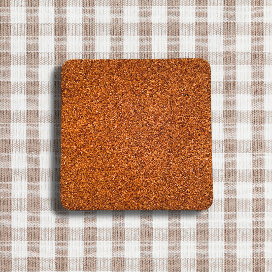 Cow print coaster