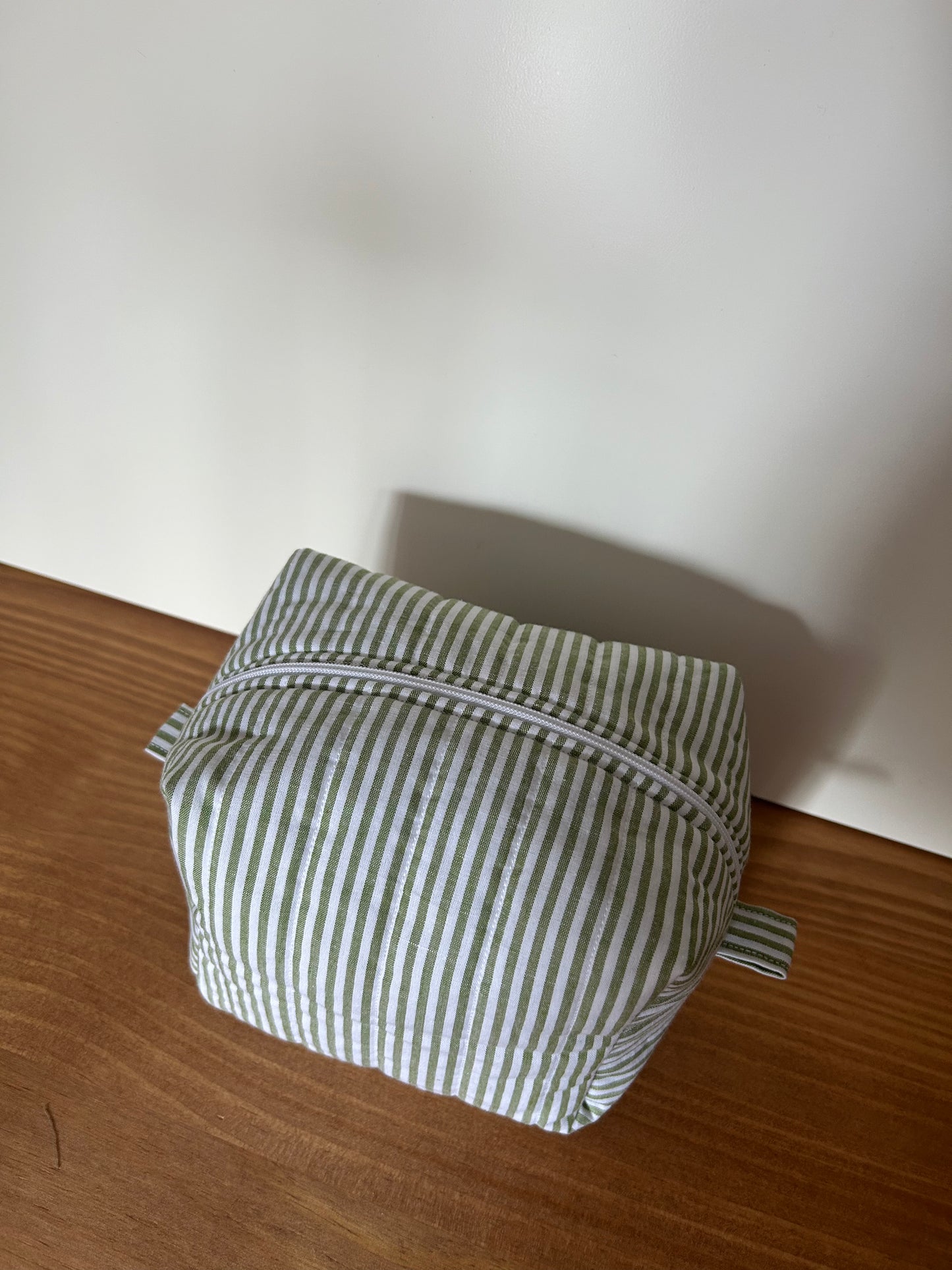 Sustainable Quilted Makeup Bag