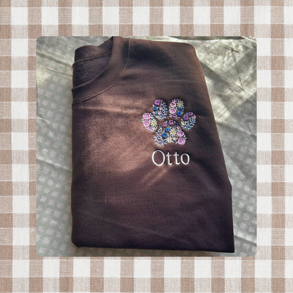 Floral Paw Sweatshirt