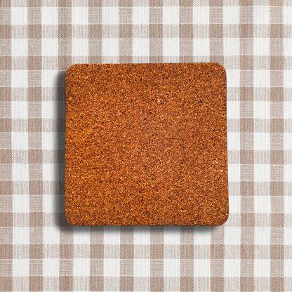 Cow print coaster