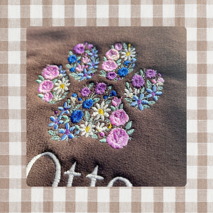 Floral Paw Sweatshirt