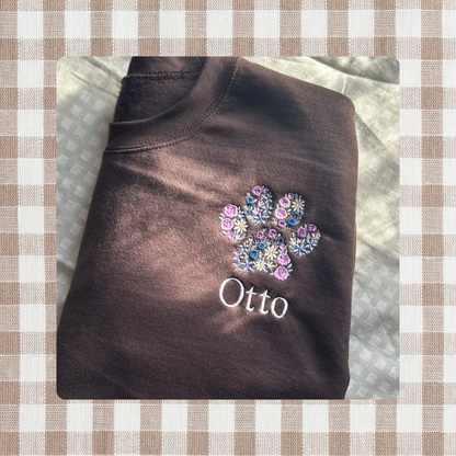 Floral Paw Sweatshirt