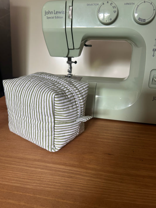 Sustainable Quilted Makeup Bag