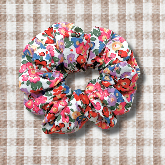 Floral scrunchie