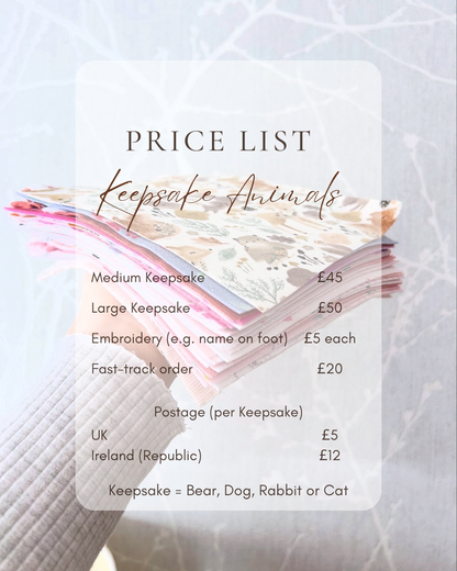 Memory Bear Waiting List (Summer 2026)